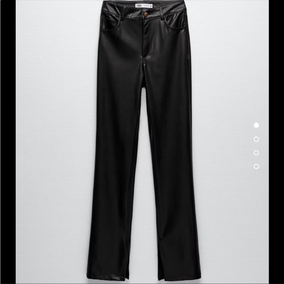 Zara Pants & Jumpsuits Zara Leather Pants Poshmark
